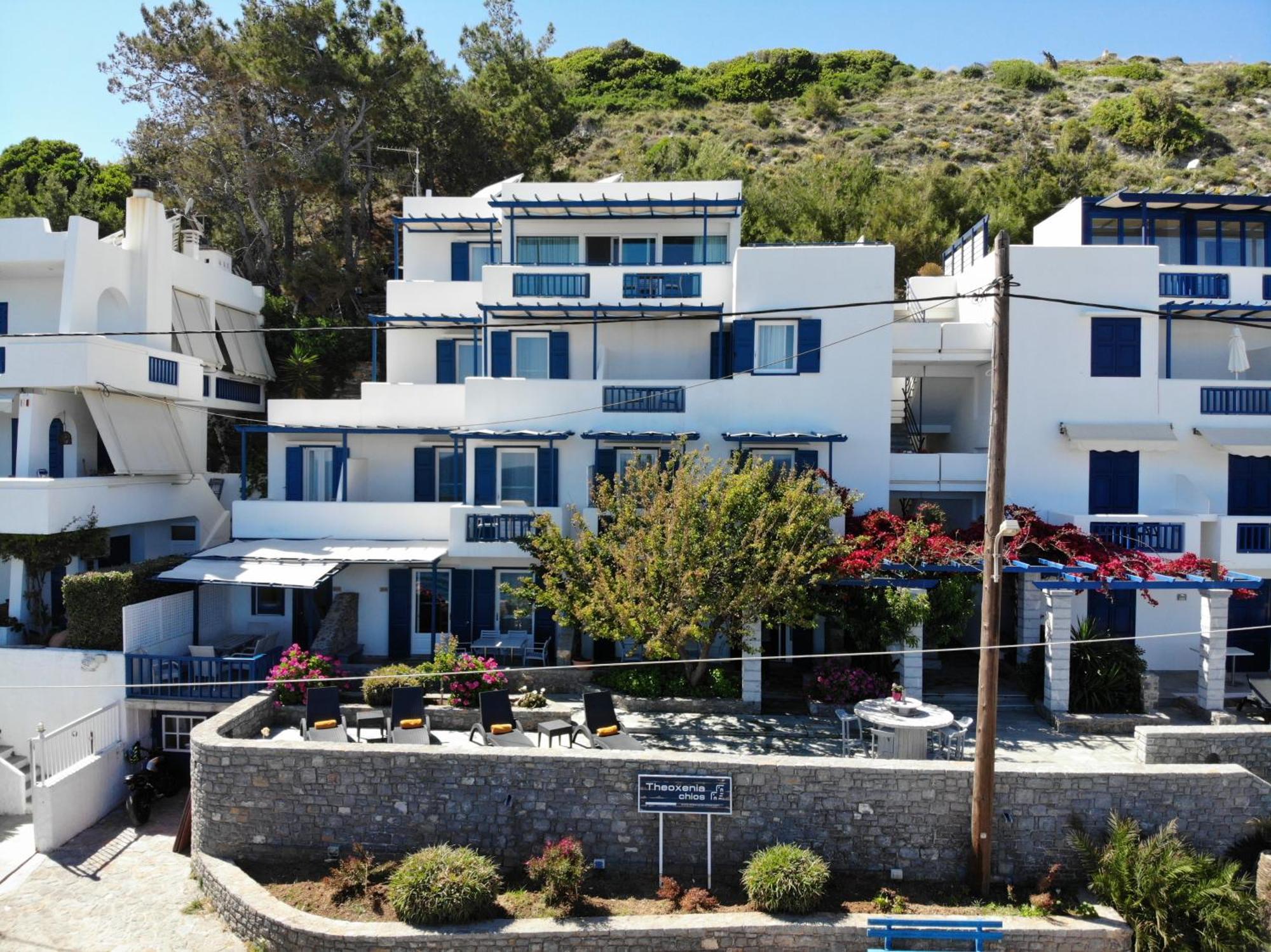 Theoxenia Chios Apartments Paralia Agias Foteinis المظهر الخارجي الصورة